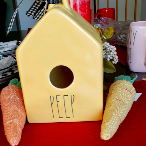 Boîte Vintage Rae Dunn Vines Birdhouse - Magenta Exclusive 2014 - Rose - VHTF